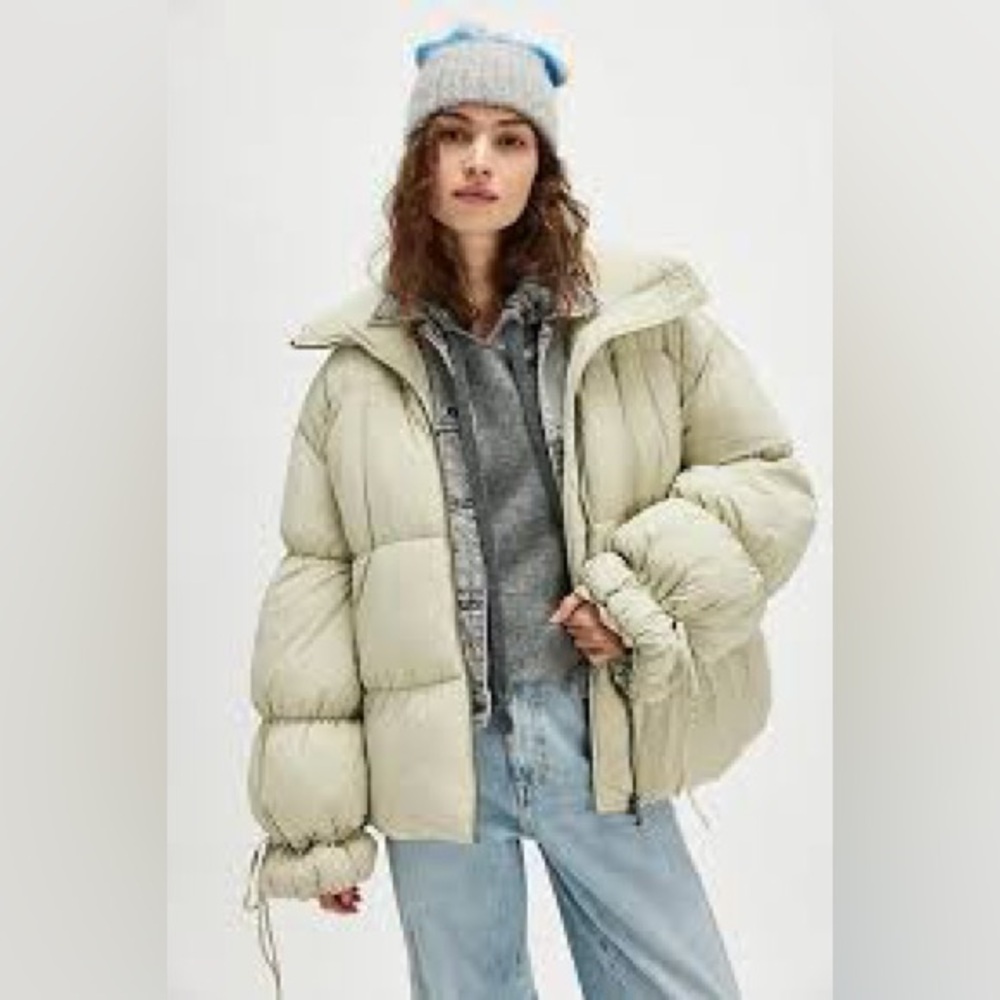 NWT FP Cotton Candy Solid Puffer Medium